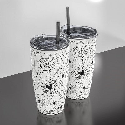Zak Designs 20 fl oz Halloween Straw Tumbler Mickey