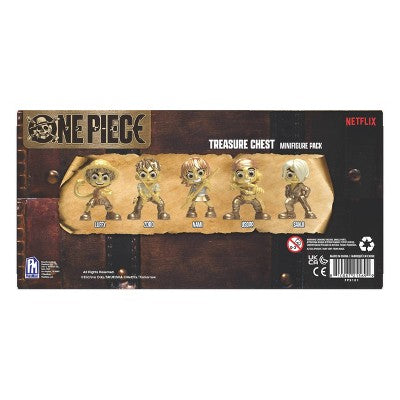 One Piece Treasure Chest Series 1 Gold Mini Figure Set - 5pk
