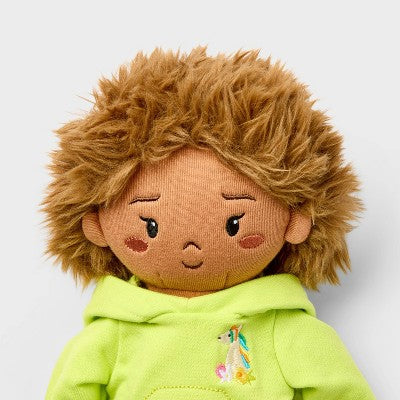 15" Soft Toddler Doll - Brown Hair - Gigglescape