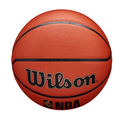 Wilson NBA Forge S7 Basketball - Brown: Synthetic Leather, Age 12+, Butyl Bladder