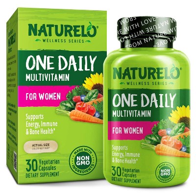 NATURELO Women One Daily Multivitamin Vegan Capsules - 30ct