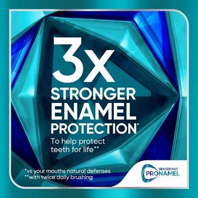 Sensodyne Pronamel Fluoride Clinical Enamel Strengthening & Whitening Action Toothpaste - 3.4oz