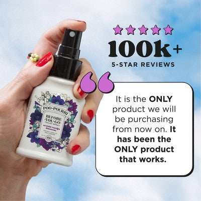 Poo-Pourri Orchid Vanilla Blossom Toilet Spray 2 fl oz