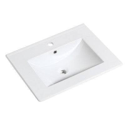 Saint Birch Ceramic Single Bathroom Vanity Top With Sink 1 Hole (LOCAL PICKUP ONLY)