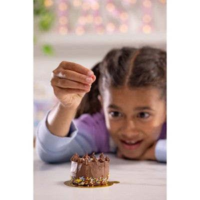 Goliath Tasty Tinies Bake Shop Chocolate Cake Mix Kit with Pink Pop Sprinkles & Chocolate Frosting Mix