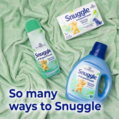 Snuggle + Super Fresh Morning Breeze Liquid Fabric Softener - 66 fl oz