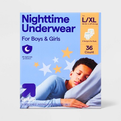 Unisex Nighttime Disposable Underwear - L/XL - 36ct - up&up