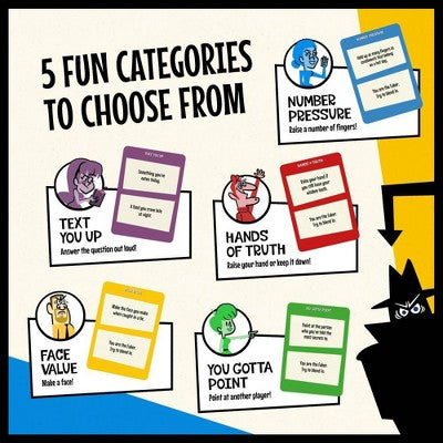 Wilder Games Jackbox: Fakin' It Card Game: Creative Thinking Party Game for 2-6 Players, Includes Cards & Tokens