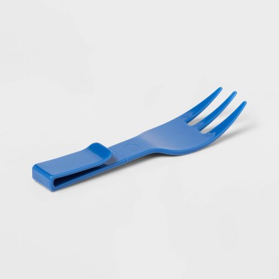 Packable Fruit Cup with Fork Blue - Sun Squad