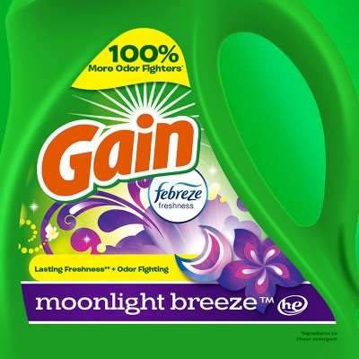 Gain Liquid Laundry Detergent - Moonlight Breeze - 194 fl oz