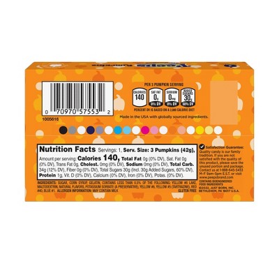 Peeps Halloween Marshmallow Pumpkins Candy - 1.5oz/3ct