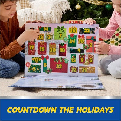Paw Patrol Holiday Rescue 2025 Advent Calendar, 24 Surprise Toys Figures, Miniature Vehicles & Accessories, Kids Toys for Boys & Girls Ages 3 and Up