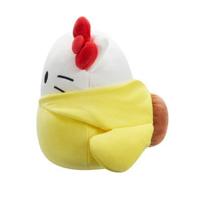 Hello Kitty 8" Squishmallows Plush in Pompompurin Hoodie