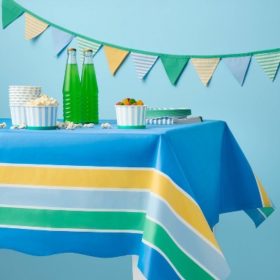 Striped Rectangular Table Cover Rectangular - Spritz