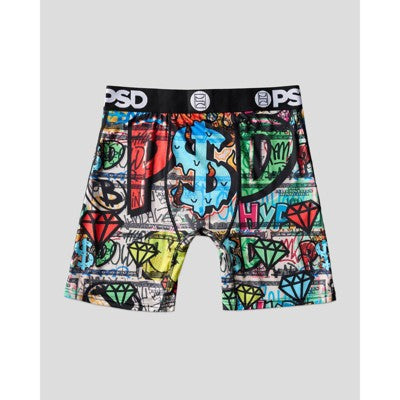 PSD Men's Graffiti Smile Print Briefs - M