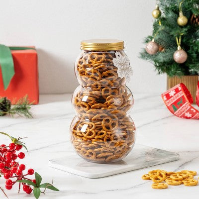 Cook With Color Food Gifting Jar Snowman