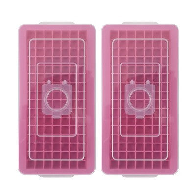 Cook With Color 2pk Crushed Ice Cube Trays Pink