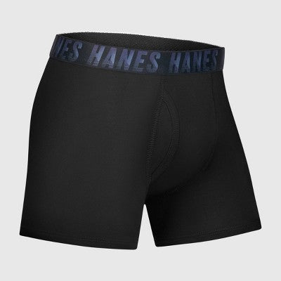 Hanes Boys' 5pk Moves Peformance Stretch Boxer Briefs - colors may vary M
