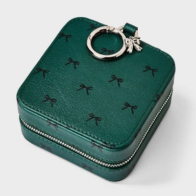 Girls' Bow Print Jewelry Organizer - Cat & Jack Green