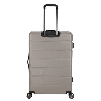 Skyline Hardside Large Checked Spinner Suitcase - Oxford Tan