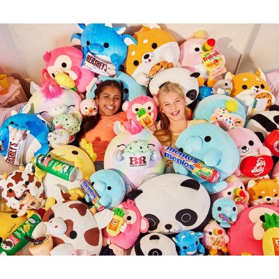 Snackles 14" Panda and Panda Express Stuffed Animal: Polyester Plush Toy Character, 1.46 lbs, 14x14x14