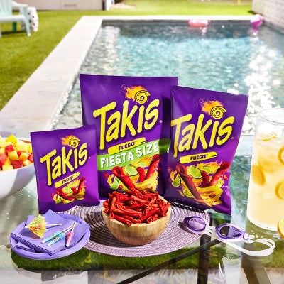 Takis Fuego Tortilla Chips Fiesta Size Bag - 17oz (LOCAL PICKUP ONLY)