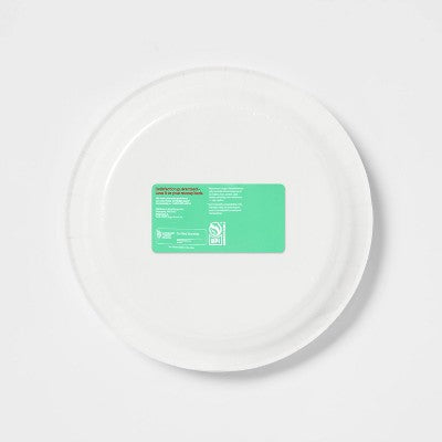 Holiday Disposable Plates - Brights Stripe - 10" - 24ct - up&up