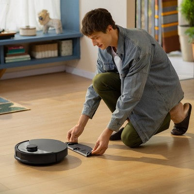 Roborock Q10 PF+ Cordless Vacuum and Mop 6.5" Cleaning Path Black