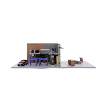 The Fast and the Furious Han's Garage Nano Scene Toy Vehicle Playset