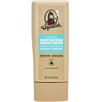 DR. SQUATCH Men's Natural Conditioner - Coconut Castaway - 11 fl oz