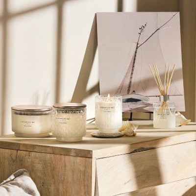 Chesapeake Bay Candle Large 3-Wick Candle with Lid Salted Sands 14.5oz