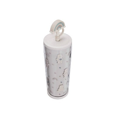 Zak Designs 25oz Care Bears Double-Wall Plastic Straw Tumbler