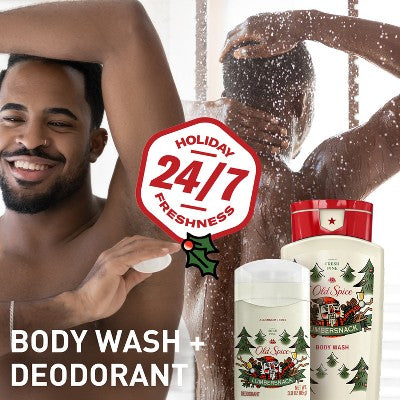 Old Spice Holidude Snickerdudel Body Wash and Deodorant Holiday Gift Set - 2ct