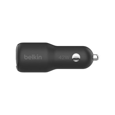 Belkin 42W Car Charger C-Lightning Bundle - Black: Apple iPhone Compatibility