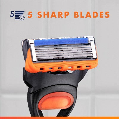 Gillette Fusion5 Value Pack Razor - Handle + 5 Blade Refills