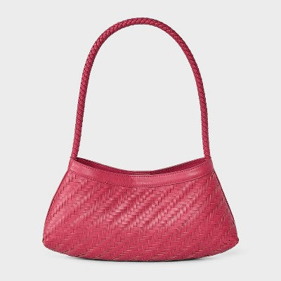Woven Shoulder Bag - A New Day Red