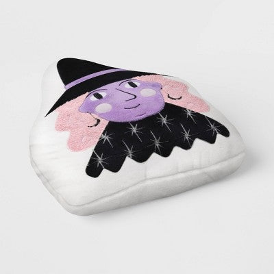 14.75"x11" Witch Novelty Shaped Throw Pillow - Hyde and EEK! Boutique