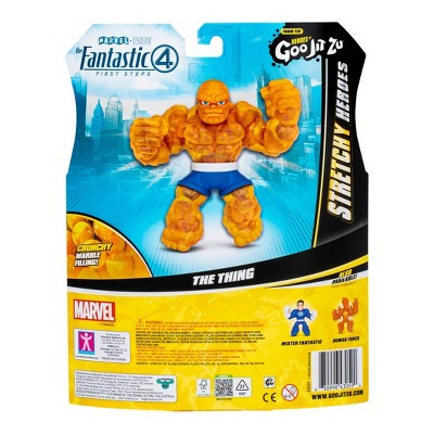 Fantastic 4 Heroes of Goo Jit Zu The Thing Stretchy Figure