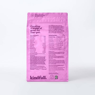 Lamb & Brown Rice Recipe Dry Dog Food - 5lbs - Kindfull