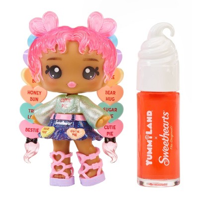 YummiLand 4'' Lily Hearts Lip Gloss Doll