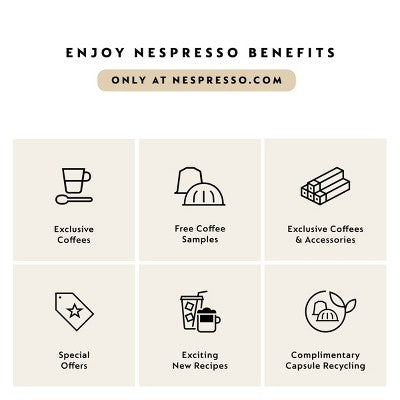 Nespresso Limited-Edition Vertuo Pop+ Coffee and Espresso Maker by Breville Matte Black Gold