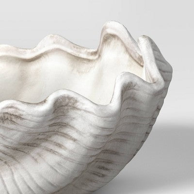 Small Shell Ceramic Planter 6.75"x7" White -Threshold