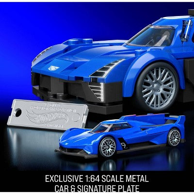 Mattel Brick Shop Hot Wheels Cadillac Project GTP Hypercar Building  - 236pc