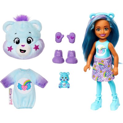 Barbie Cutie Reveal Cuddly Series Chelsea Small Dolls and Accessories 6 Surprises