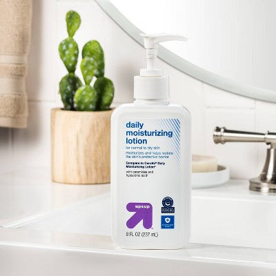 Daily Moisturizing Lotion for Normal to Dry Skin Unscented - 8 fl oz - up&up
