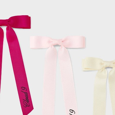 Megan Moroney Bow Pack Graphic Hair Clip - Pink