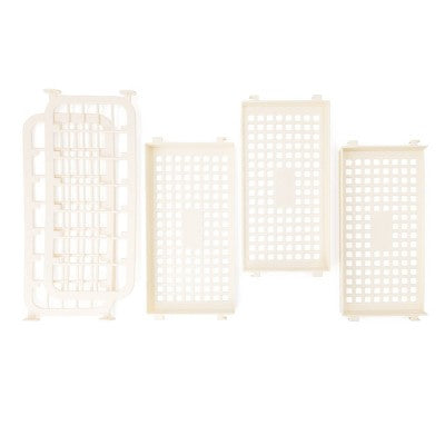3 Tier Collapsible Shelf Cream - Bullseye's Playground