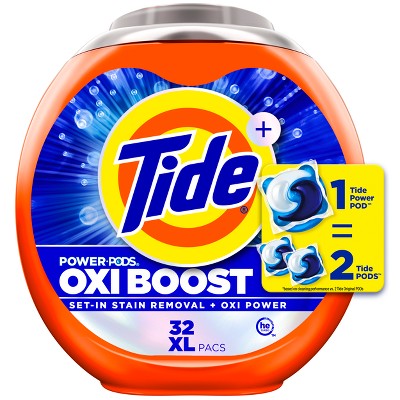 Tide Oxi Boost Power Pods Laundry Detergent - 32ct