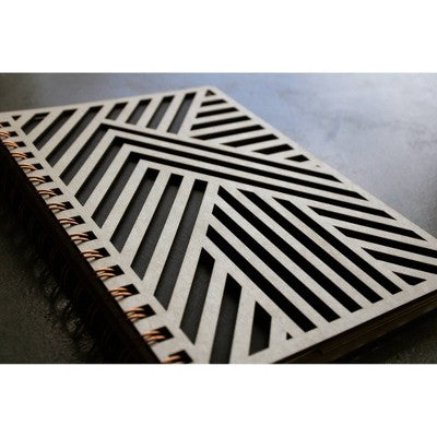 Denik Clyde Die Cut Wood Cover Journal