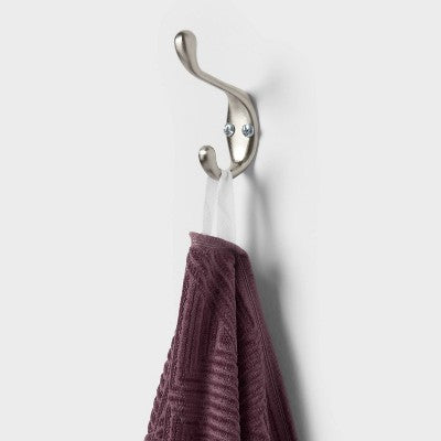 2pc Luxe Lattice Bath Towel Mauve - Threshold